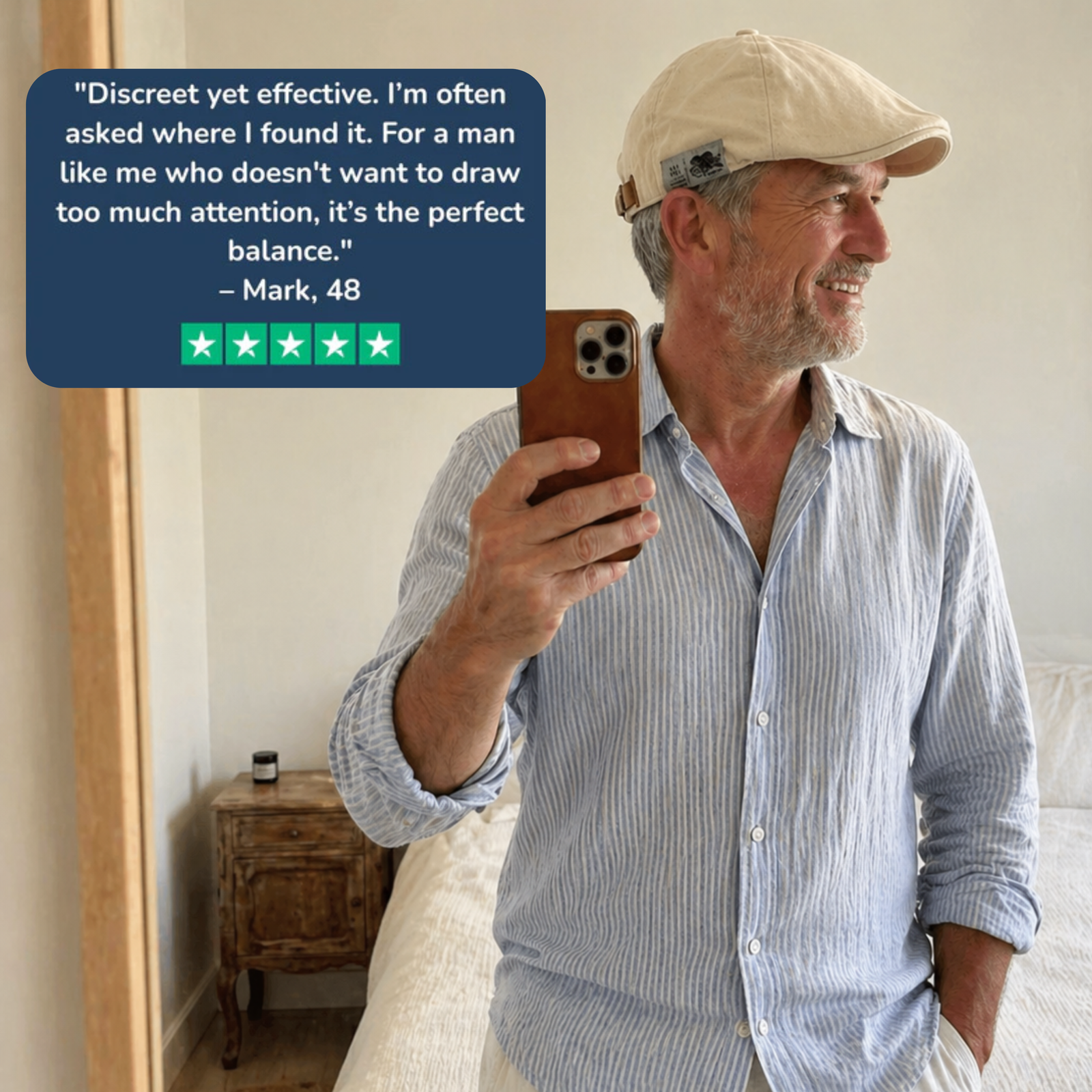 Summer Flat Cap- Low Profile image 2